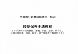 麗蒂雅化妝品公司專業培訓美容院手法